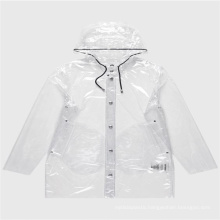 Waterproof White pvc rainwear jacket